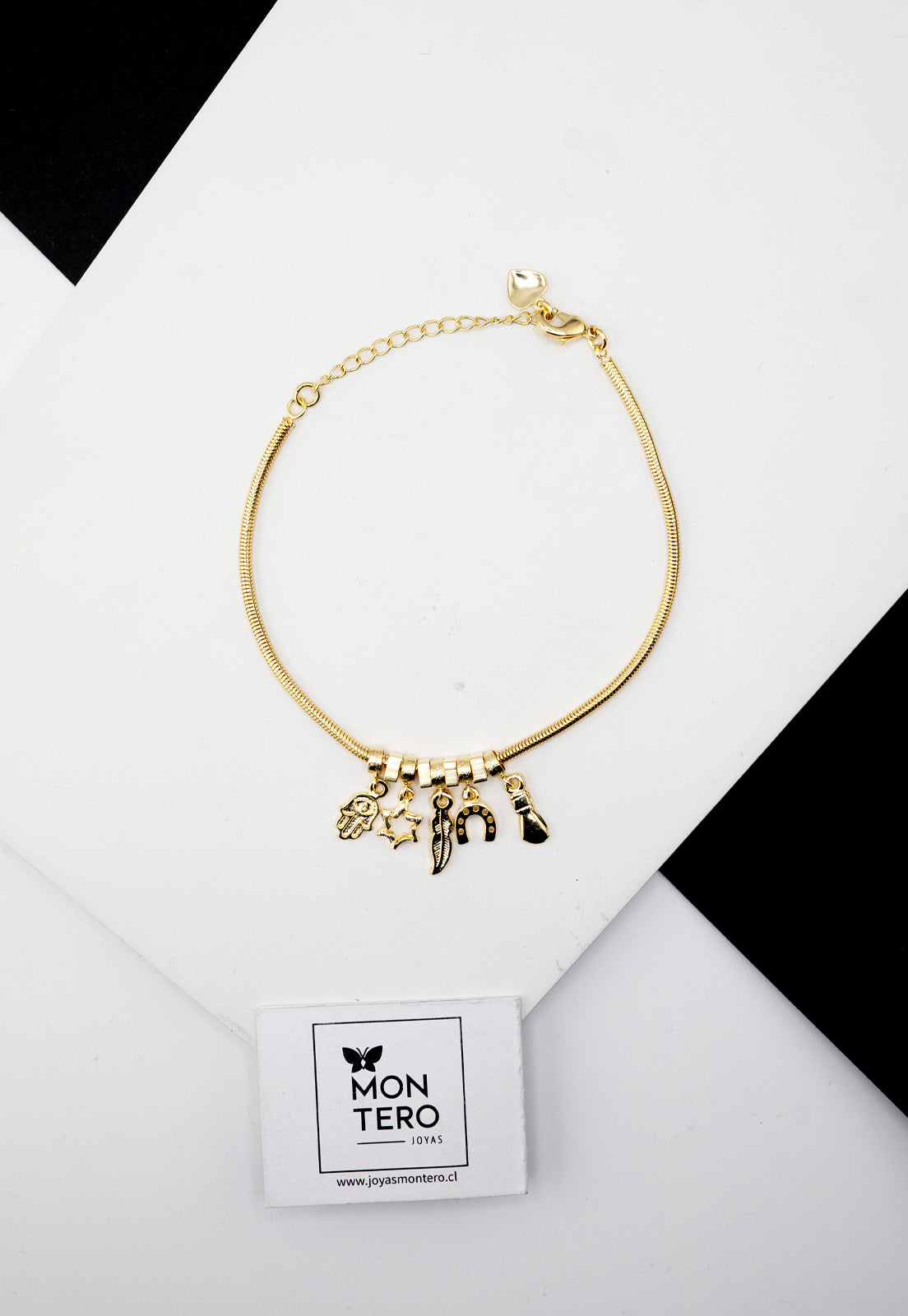 Pulsera Nara Gold Con Baño de Oro 24k
