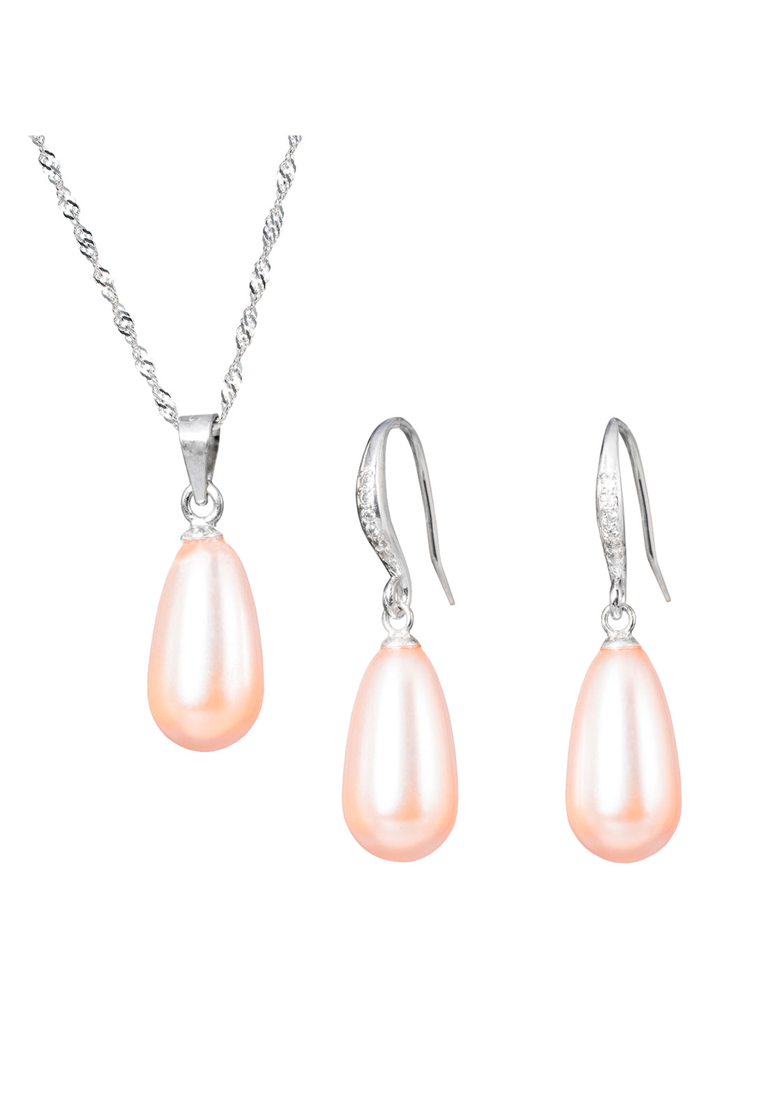 Conjunto Moscu Perlas Organicas Peach