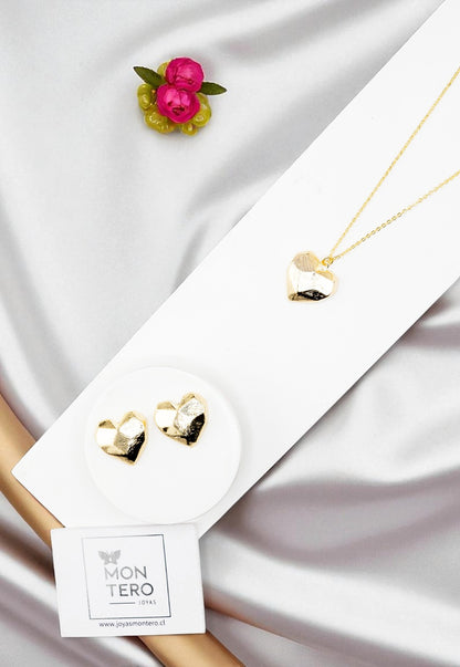 Conjunto Agustina Gold Con Baño de Oro 24k
