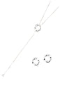 Conjunto Leonor Silver en Baño de Oro Blanco