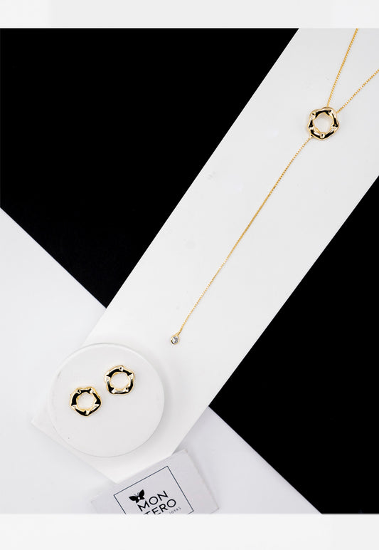 Conjunto Leonor Gold en Baño de Oro 24k