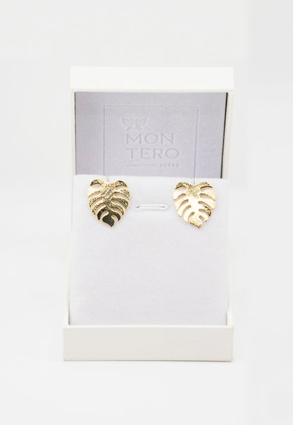Aros Eva Baño de Oro 24K
