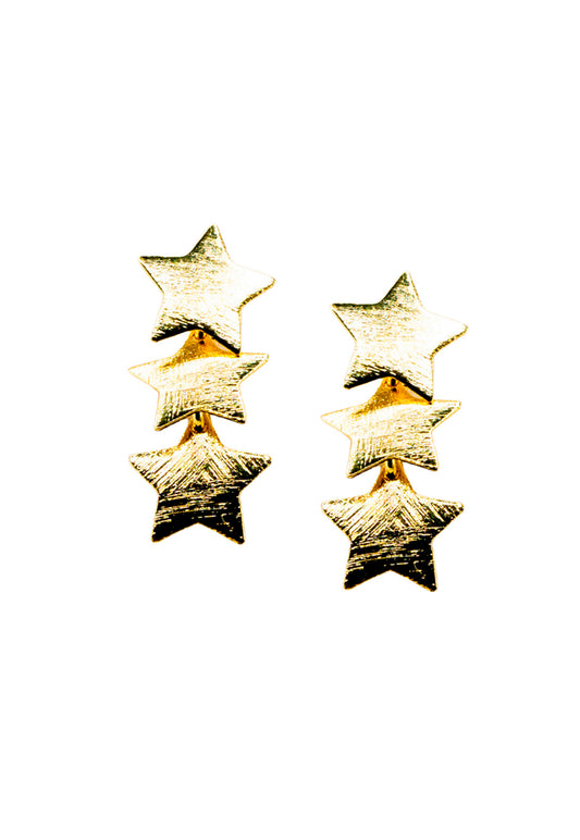 Aros Moria Baño de Oro de 24 k