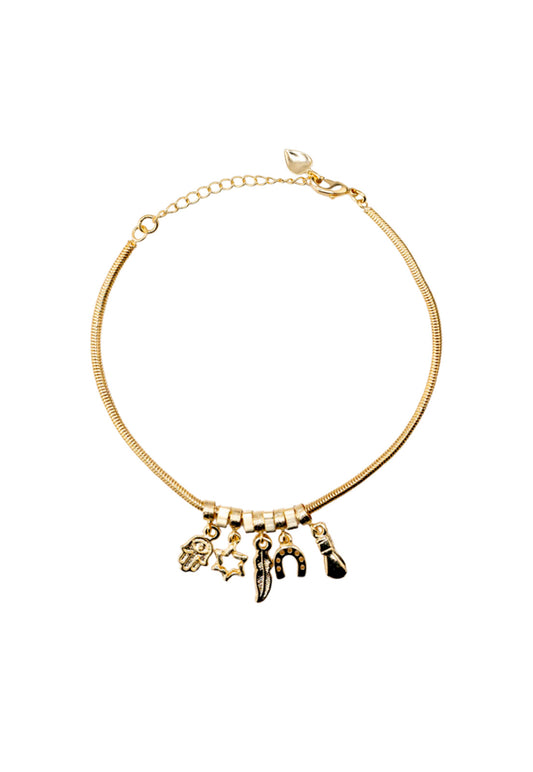 Pulsera Nara Gold Con Baño de Oro 24k