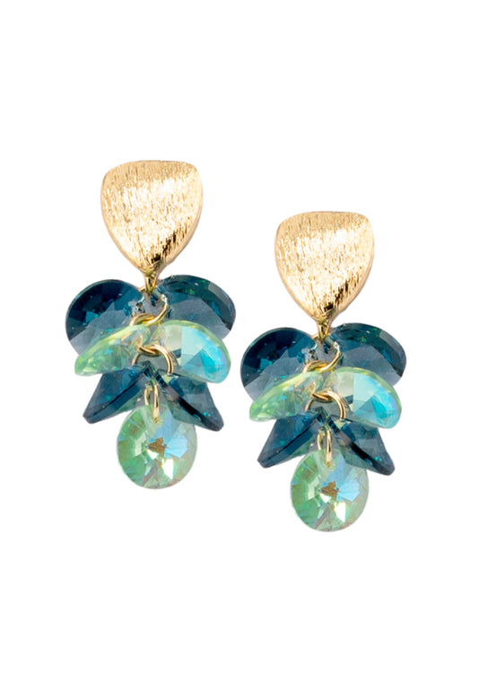 Aros Paula Gold 24K Cristal Mont Blend