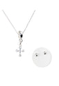 Conjunto Noah Baño de Oro Blanco y Microcircones Blancos
