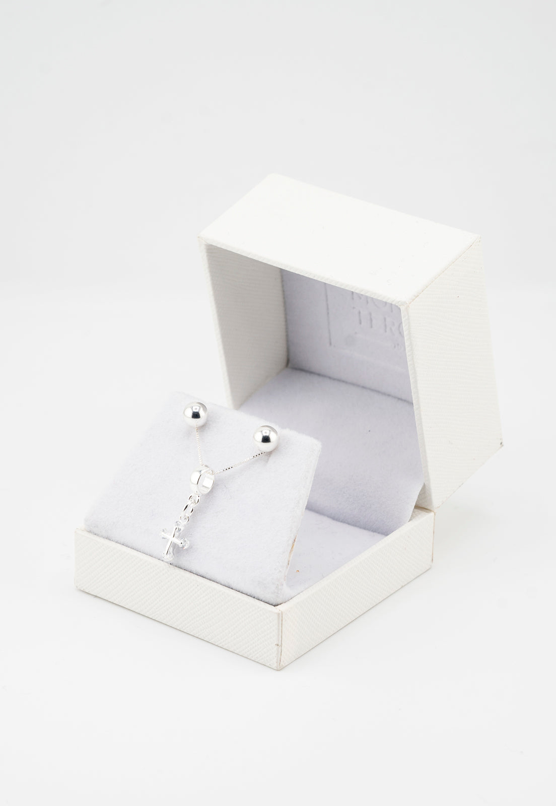 Conjunto Noah Baño de Oro Blanco y Microcircones Blancos