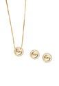 Conjunto Fiorella Gold24K Con Micro Circones