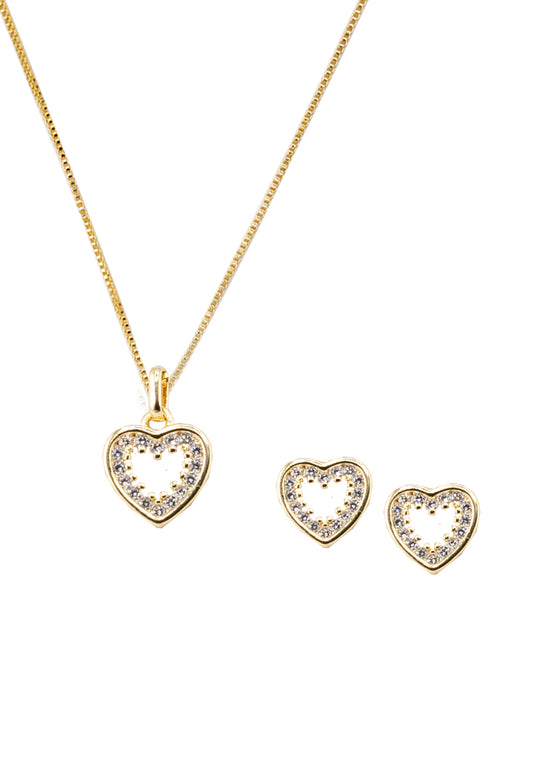 Conjunto Allegra Gold 24K Micro Circones