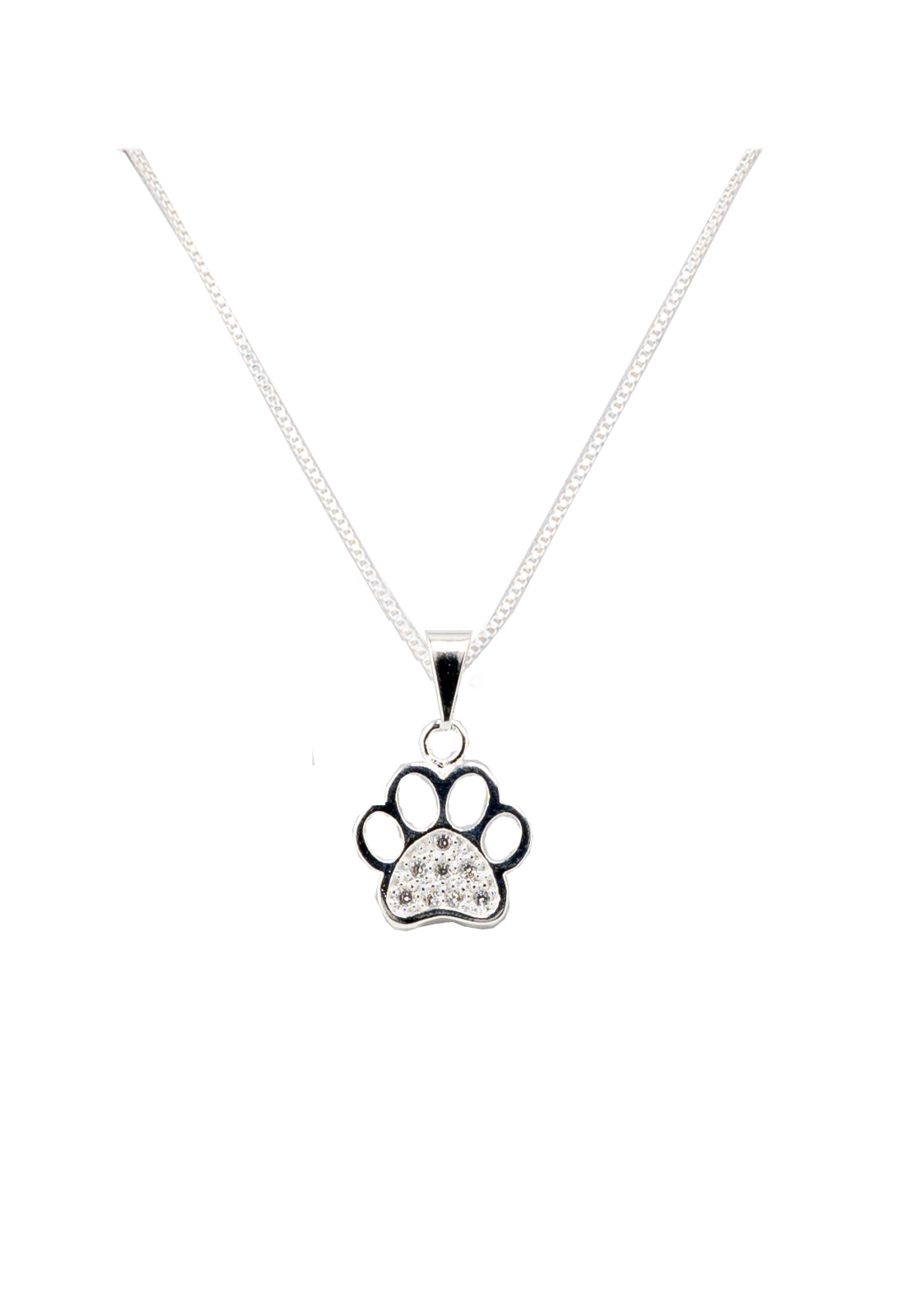 Collar Odie Baño de Oro Blanco