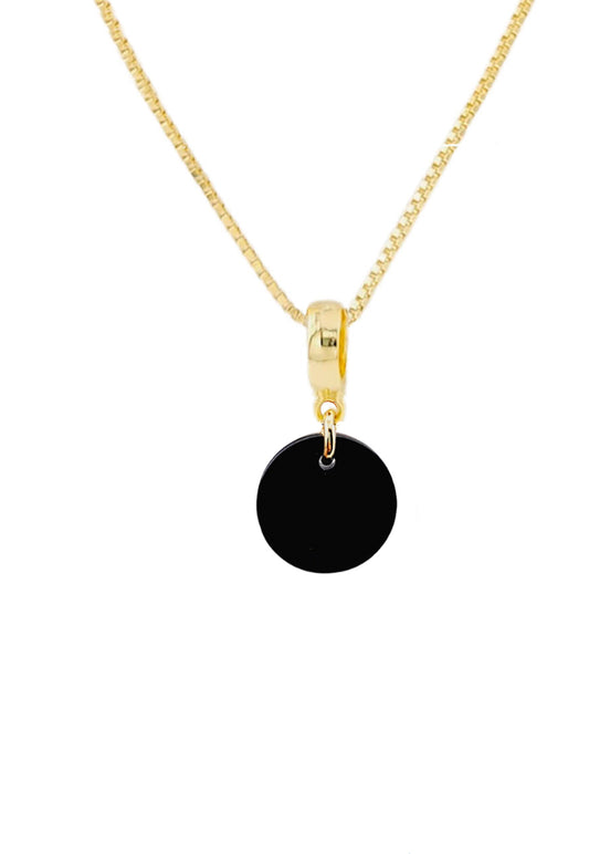 Collar Aurora Gold 24K Cristal Genuino Jet