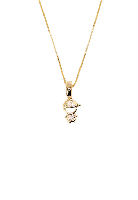 Collar Ignacio Gold Baño de Oro 24k Microcircones