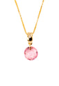 Collar Bali Gold 24k Cristal Genuino Light Rose