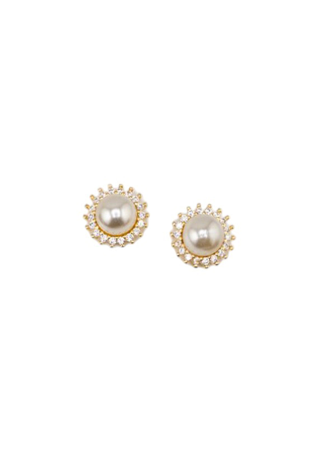 Aros Ava Gold Baño de Oro 24k