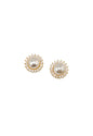 Aros Ava Gold Baño de Oro 24k