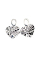 Aros Ella Silver Baño de Oro Blanco 24k