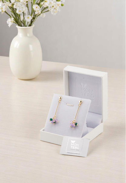 Aros Tessa Lila Gold 24K