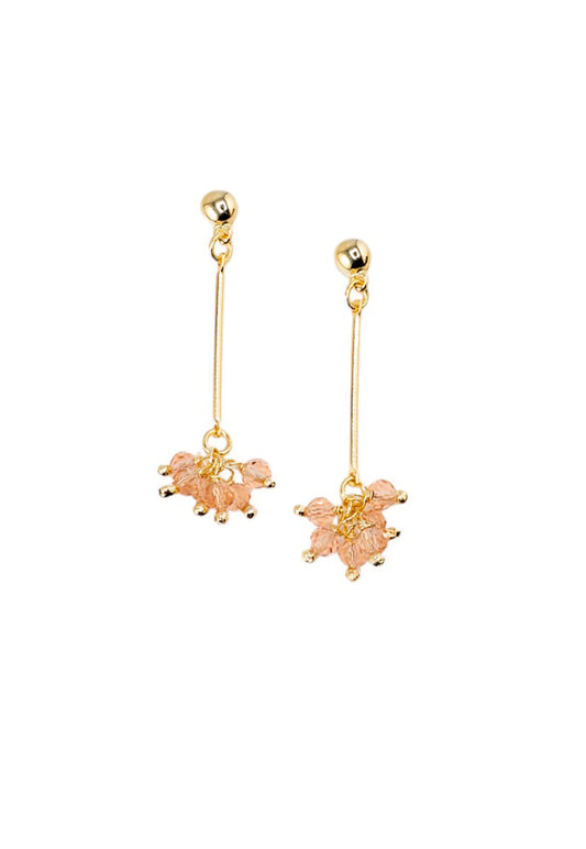 Aros Tessa Peach Gold 24K