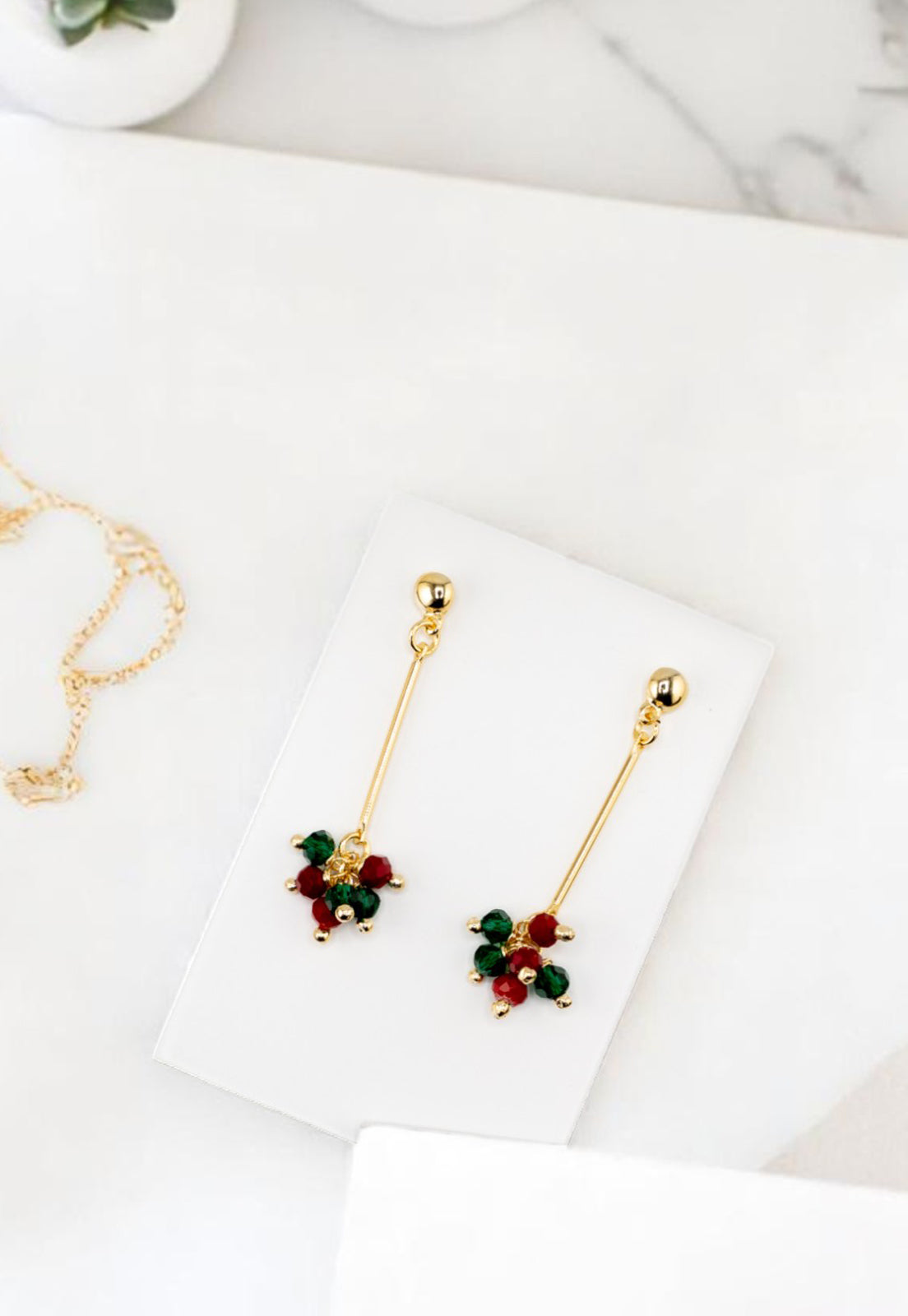 Aros Tessa Green Gold 24K