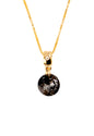 Collar Bali Gold 24K Cristal Genuino Silver Night