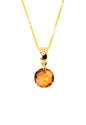 Collar Bali Gold 24K Cristal Genuino Golden Shadow