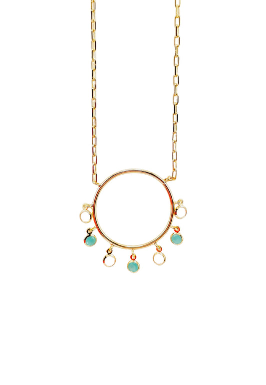 Collar Sunset Baño de Oro 24k