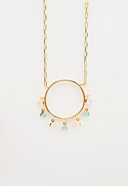 Collar Sunset Baño de Oro 24k
