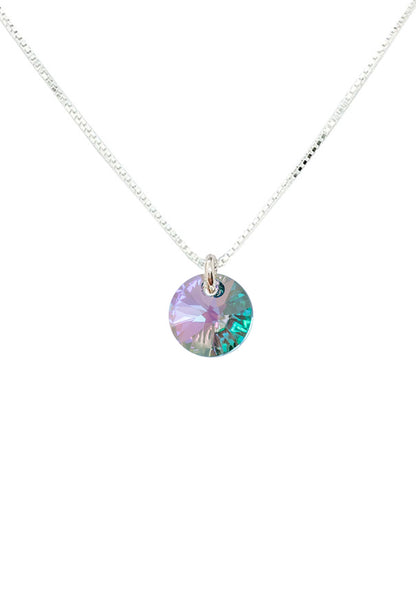 Collar Punto de Luz Plata 925 Cristal Genuino Paradise Shine