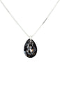 Collar Gota de Luz Plata 925 Cristal Genuino Silver Night