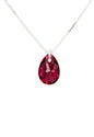Collar Gota de Luz Plata 925 Cristal Genuino Scarleth