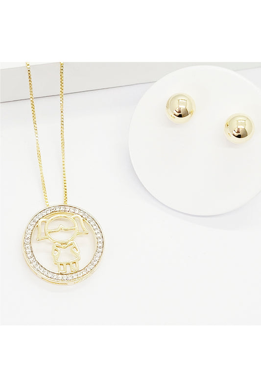 Conjunto Vida Niña Gold